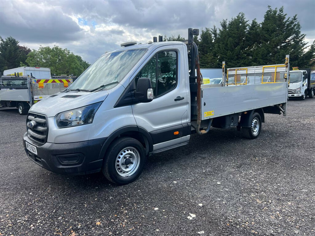 Ford Transit Custom Dropside Lwb Euro-6 With Tail Lift Dropside WP72NZX Silver #3