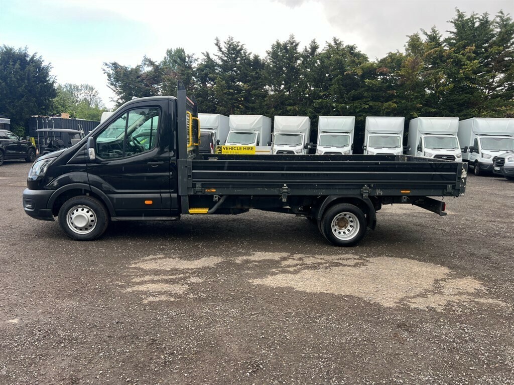 Ford Transit Custom 2.0 Ecoblue 130Ps Chassis Cab Chassis Cab M WV72VMC Black #3