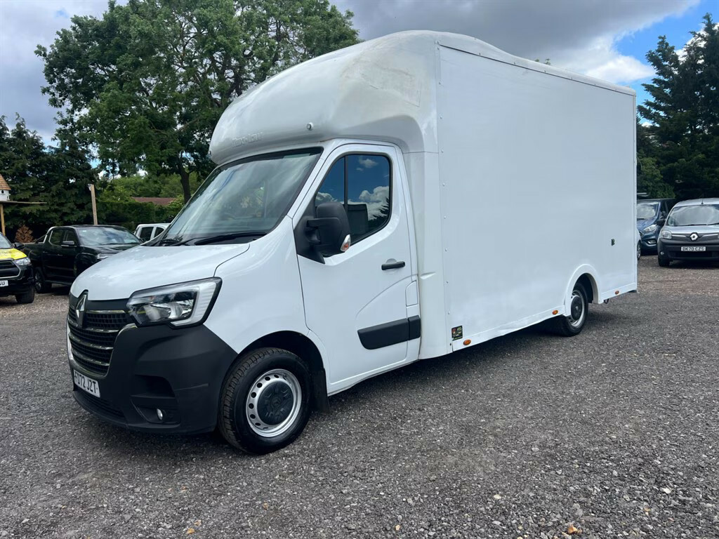 Renault Master Master 35 Lwb 35 Low Loader High Top Platform Cab FD72JZT White #2