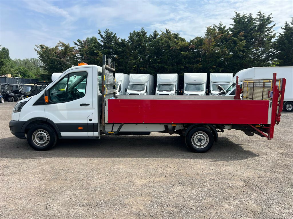 Ford Transit Custom 350 L5dropside With Tail Lift Dropside Man White