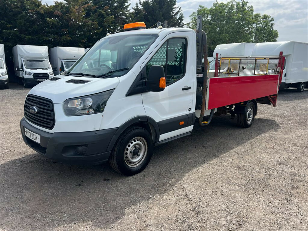 Ford Transit Custom 350 L5dropside With Tail Lift Dropside Man MV17SUY White #6