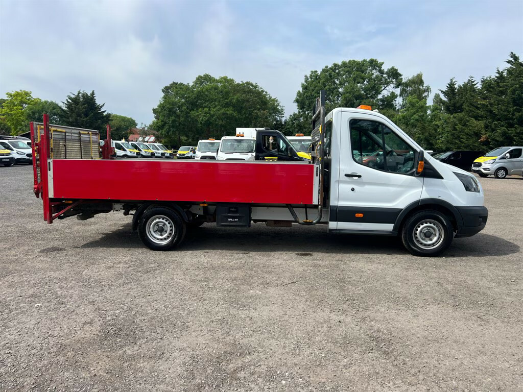 Ford Transit Custom 350 L5dropside With Tail Lift Dropside Man MV17SUY White #2