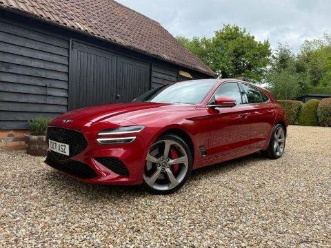 Genesis G70 2.2D Sport Shooting Red #4