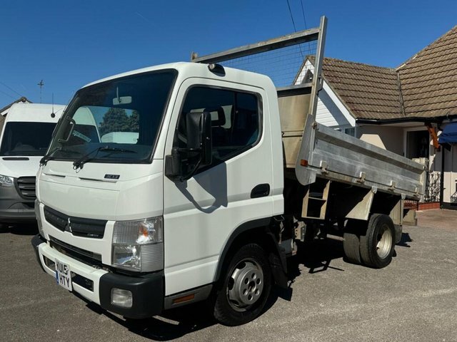 Mitsubishi Fuso Canter Td 3C13 Tipper White #3