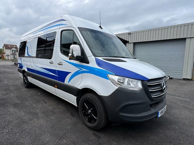 Mercedes-Benz Sprinter 414 Cdi Camper Van White #3