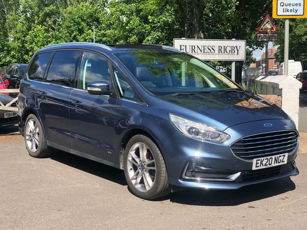 Ford Galaxy 2.0 Ecoblue Titanium Awd Euro 6 S S Blue