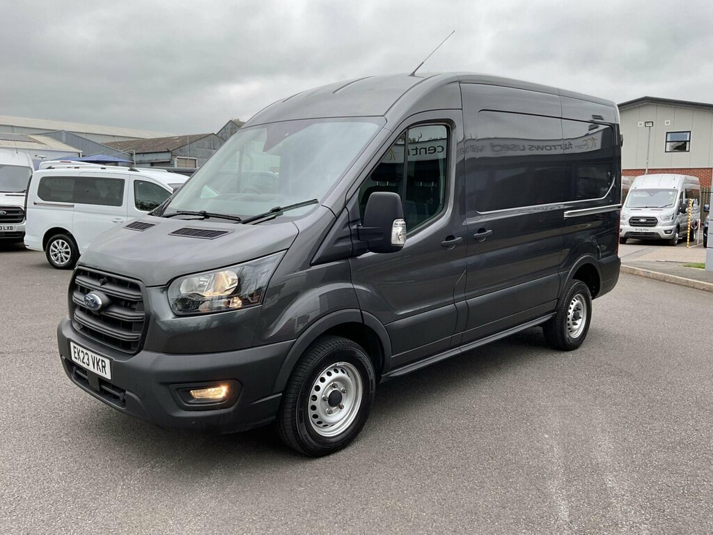 Ford Transit Custom 2.0 350 Ecoblue Leader Awd L2 H2 Euro 6 Ss EK23VKR Grey #4