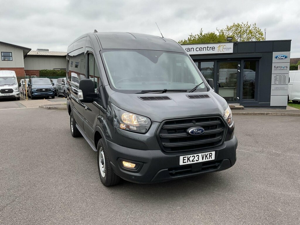 Ford Transit Custom 2.0 350 Ecoblue Leader Awd L2 H2 Euro 6 Ss EK23VKR Grey #2