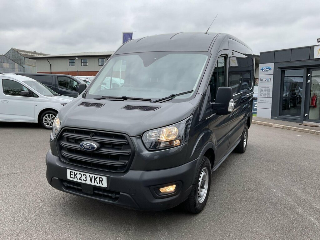 Ford Transit Custom 2.0 350 Ecoblue Leader Awd L2 H2 Euro 6 Ss EK23VKR Grey #3