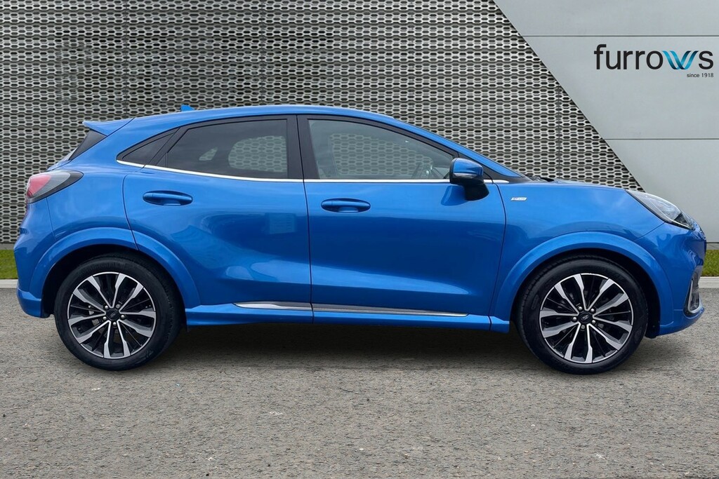 Ford Puma 1.0 Ecoboost Hybrid Mhev 155 St-line Vignale AMZ4326 Blue #4