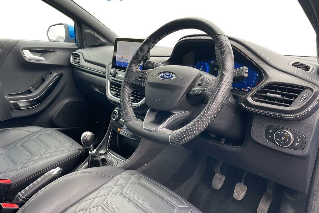 Ford Puma 1.0 Ecoboost Hybrid Mhev 155 St-line Vignale AMZ4326 Blue #6