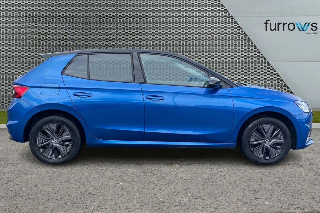 Skoda Fabia 1.0 Tsi Colour Edition DU73CJZ Blue #4