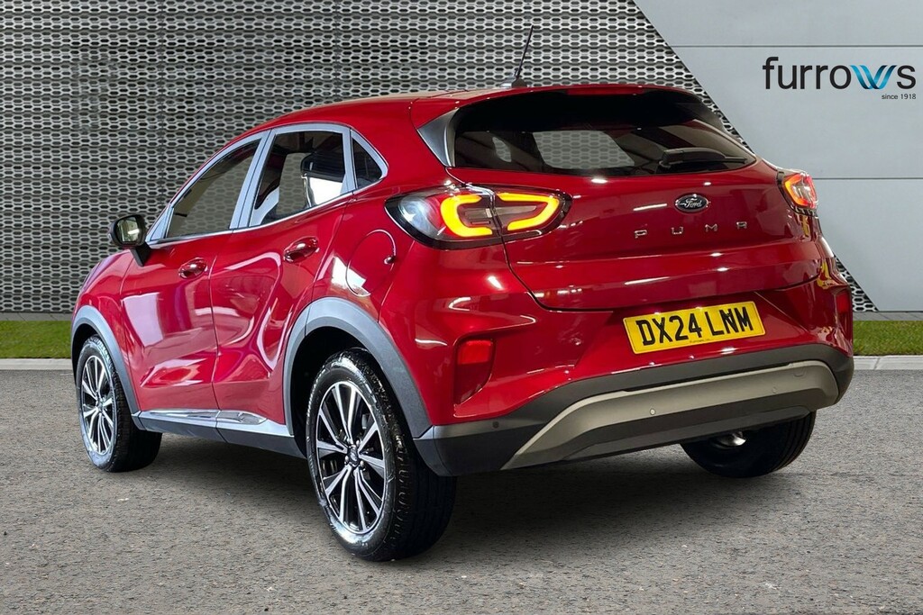 Ford Puma 1.0 Ecoboost Hybrid Mhev Titanium DX24LNM Red #3