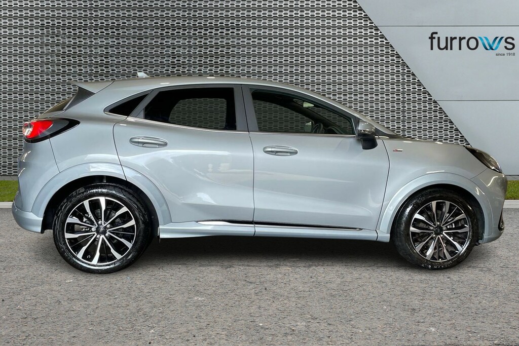 Ford Puma 1.0 Ecoboost Hybrid Mhev 155 St-line Vignale DE23LXX Silver #4