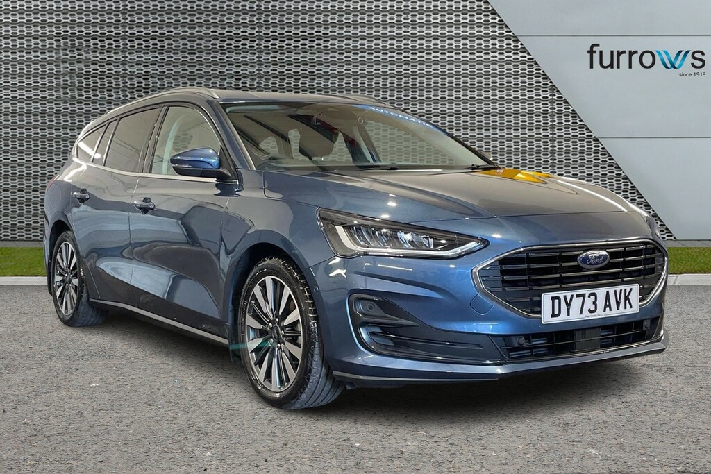 Ford Focus 1.0 Ecoboost Hybrid Mhev 155 Titanium X Blue
