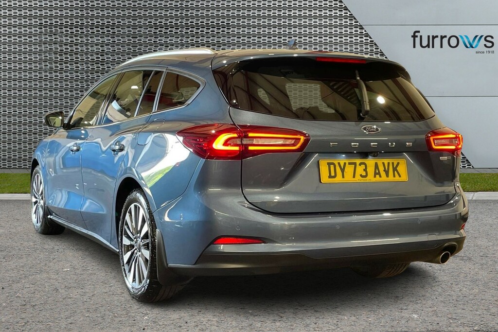 Ford Focus 1.0 Ecoboost Hybrid Mhev 155 Titanium X DY73AVK Blue #3