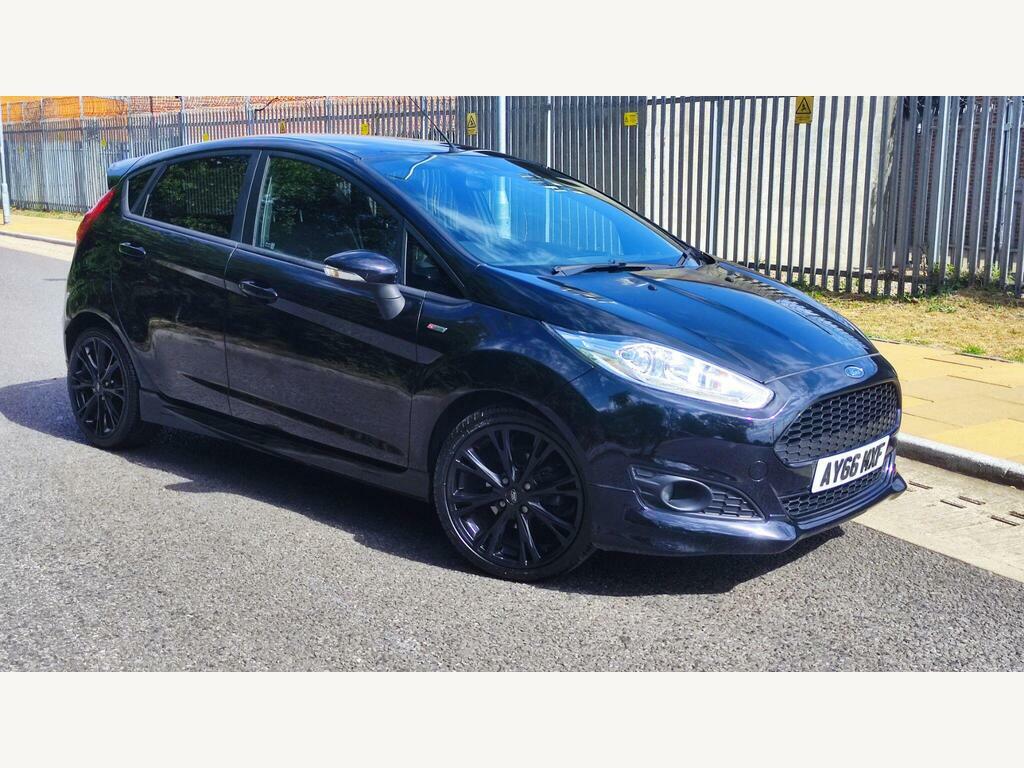 Ford Fiesta 1.0T Ecoboost St-line Euro 6 S S AY66MXF Black #3