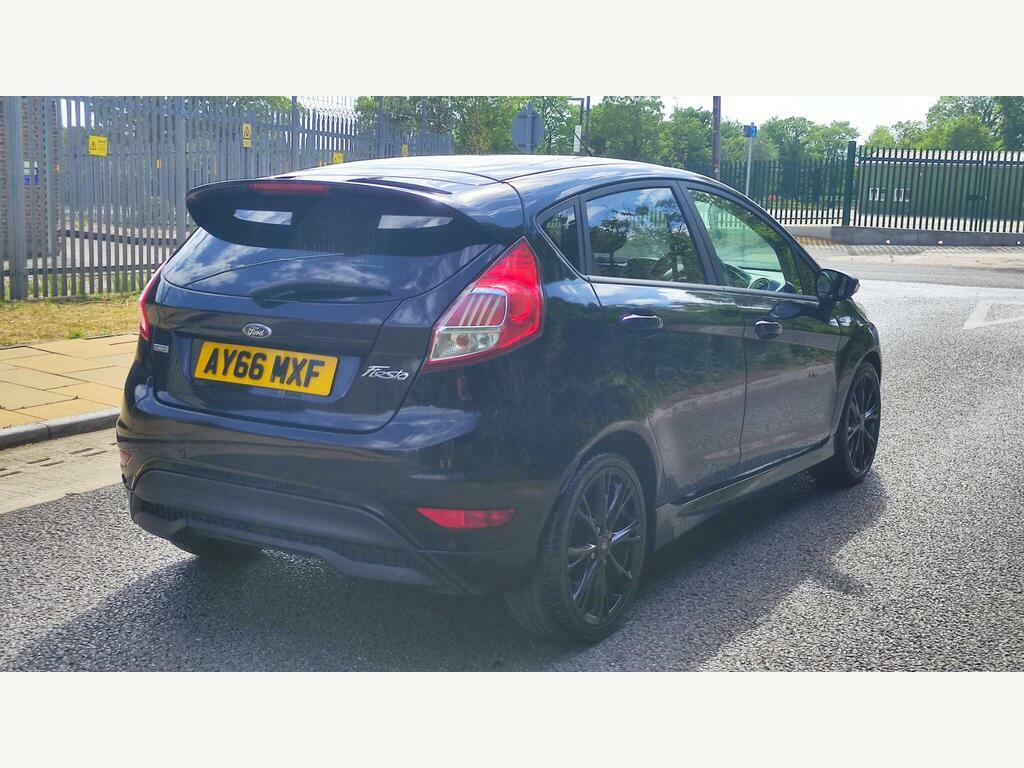 Ford Fiesta 1.0T Ecoboost St-line Euro 6 S S AY66MXF Black #4