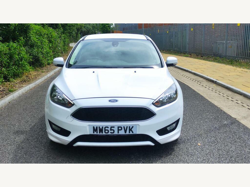 Ford Focus 1.0T Ecoboost Zetec S Euro 6 S S MW65PVK White #3