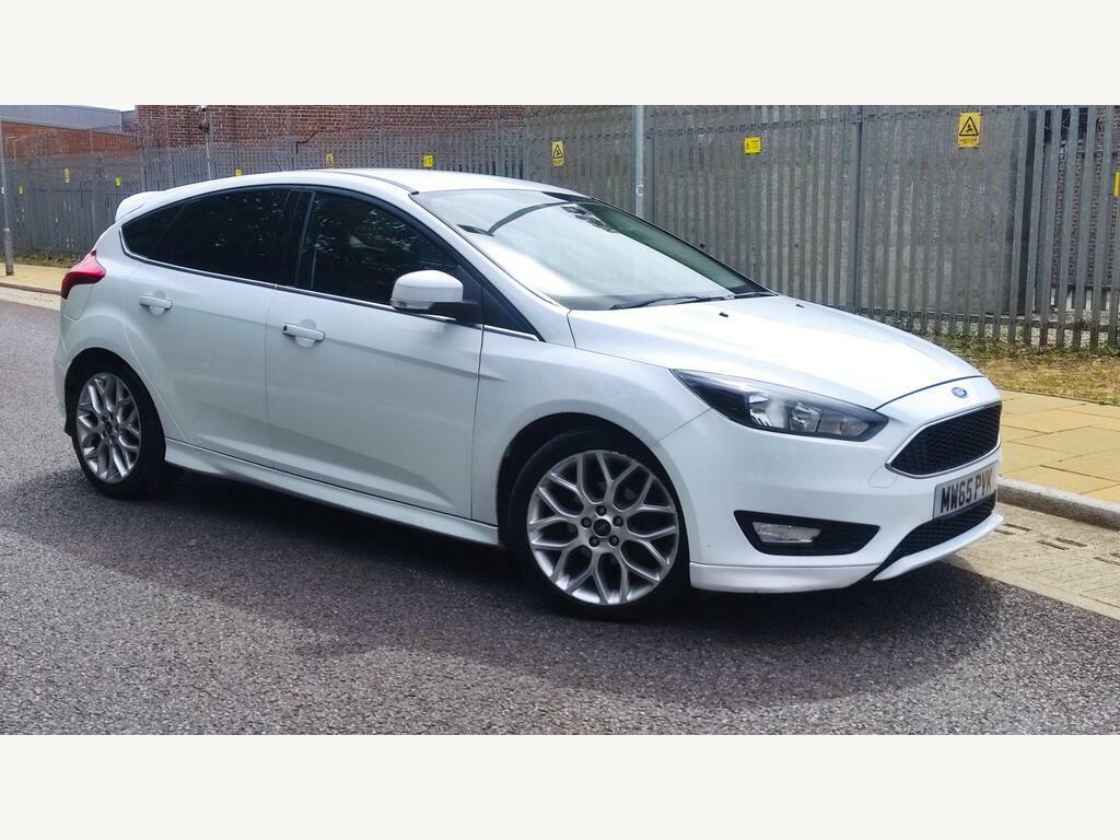 Ford Focus 1.0T Ecoboost Zetec S Euro 6 S S MW65PVK White #2