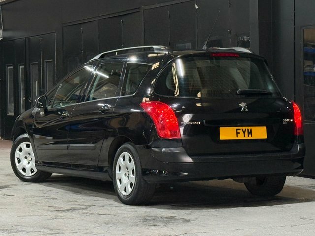 Peugeot 308 SW E-hdi Access Estate KV14YHK Black #4