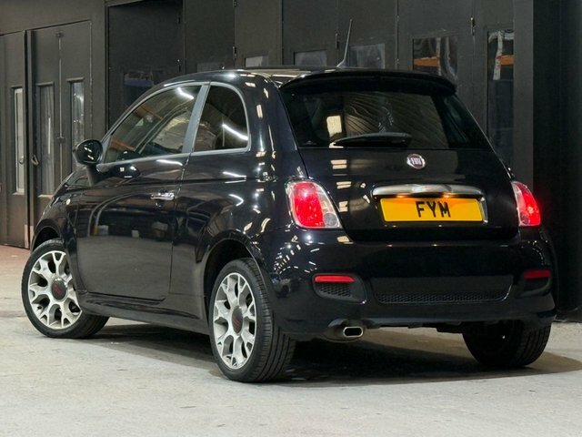 Fiat 500 S Hatchback WM64VVU Black #4