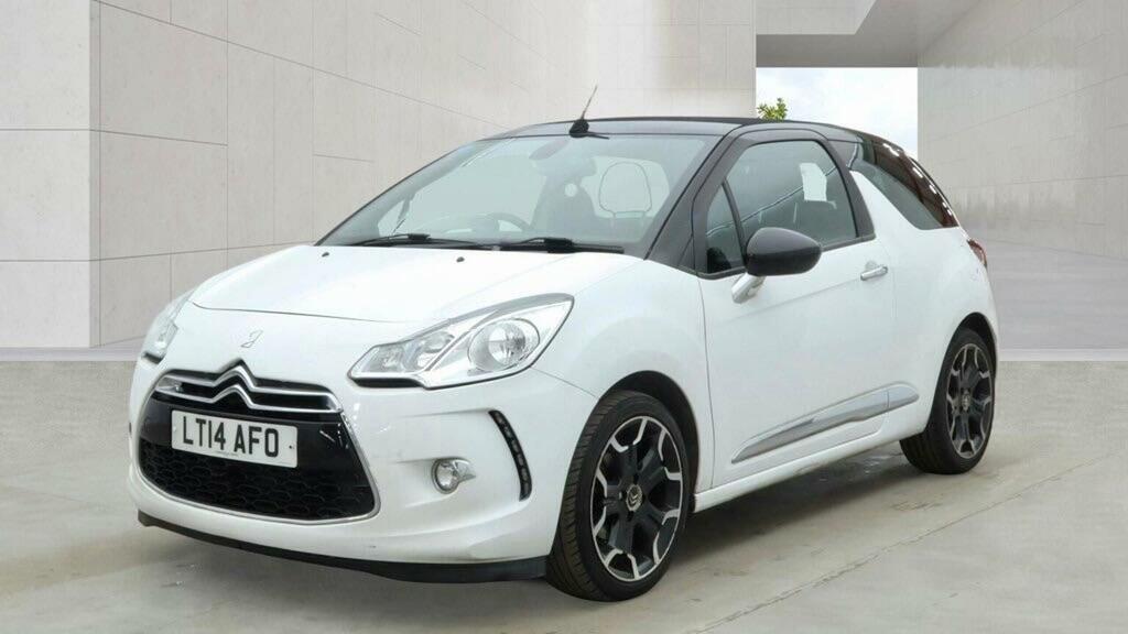 Citroen Ds3 Cabrio Convertible 1.6 Vti Dstyle Plus Euro 5 20141 White #3