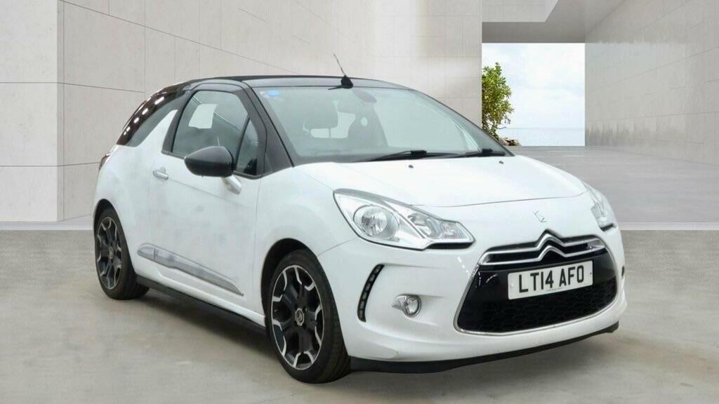 Citroen Ds3 Cabrio Convertible 1.6 Vti Dstyle Plus Euro 5 20141 White