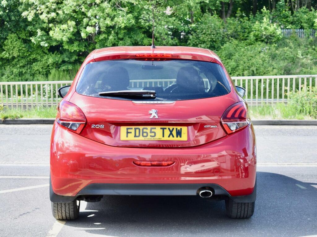 Peugeot 208 Hatchback 1.2 Puretech Gt Line Euro 6 Ss 2 FD65TXW Red #6