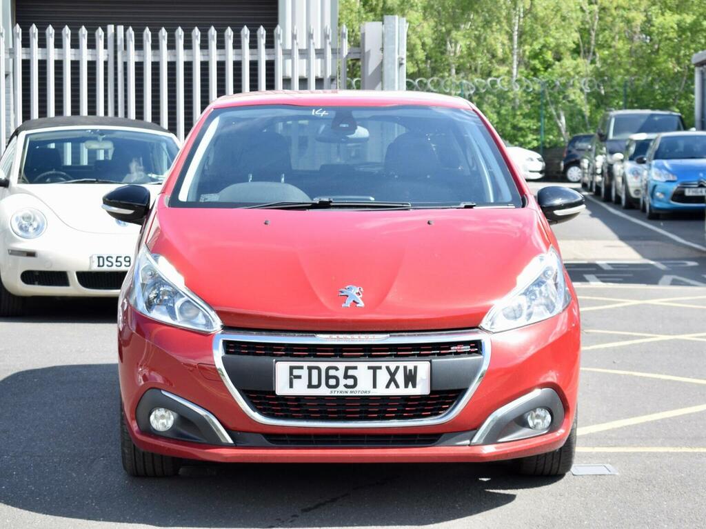 Peugeot 208 Hatchback 1.2 Puretech Gt Line Euro 6 Ss 2 FD65TXW Red #2
