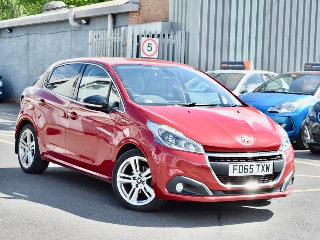 Peugeot 208 Hatchback 1.2 Puretech Gt Line Euro 6 Ss 2 Red