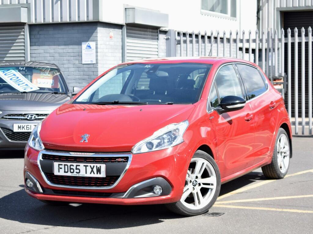 Peugeot 208 Hatchback 1.2 Puretech Gt Line Euro 6 Ss 2 FD65TXW Red #3