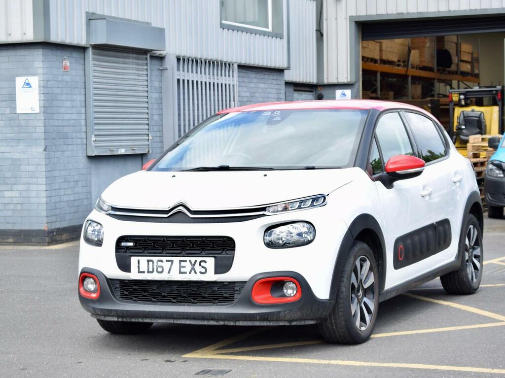 Citroen C3 Hatchback 1.2 Puretech Flair Euro 6 201767 LD67EXS White #3