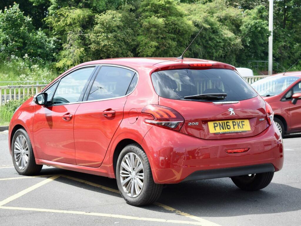 Peugeot 208 Hatchback 1.2 Puretech Allure Eat Euro 6 Ss PN16PKF Red #3