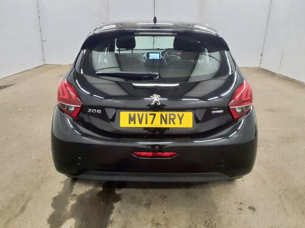Peugeot 208 Hatchback 1.2 Puretech Active Etg Euro 6 Ss MV17NRY Black #4