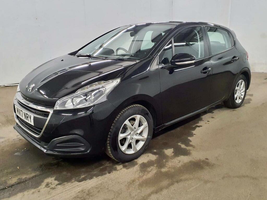 Peugeot 208 Hatchback 1.2 Puretech Active Etg Euro 6 Ss MV17NRY Black #3