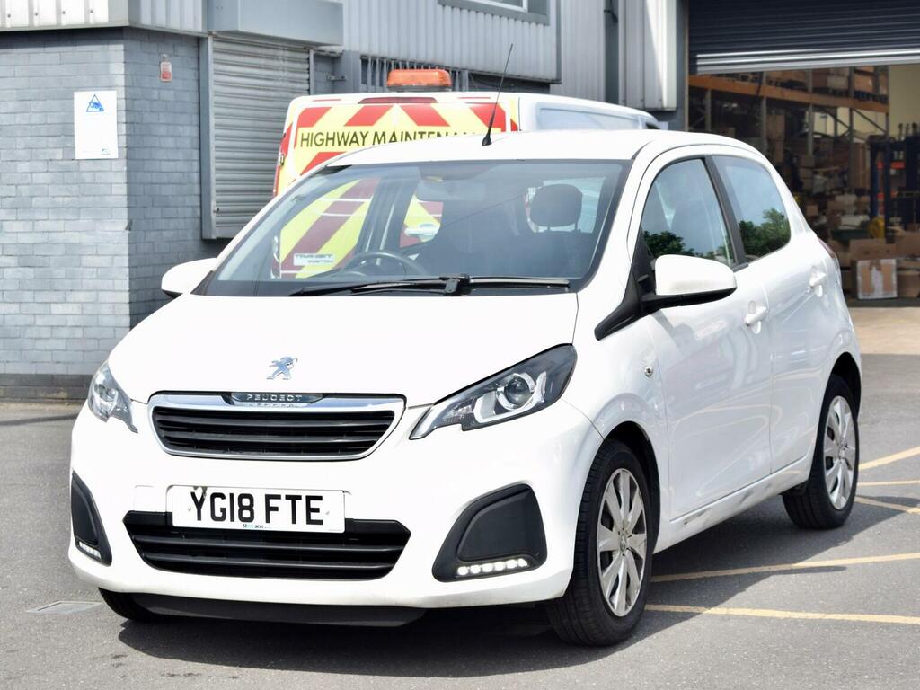 Peugeot 108 Hatchback 1.0 Active Euro 6 201818 YG18FTE White #3