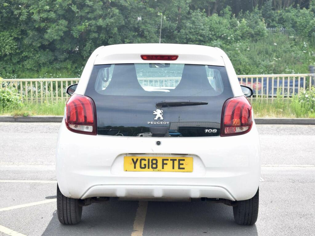 Peugeot 108 Hatchback 1.0 Active Euro 6 201818 YG18FTE White #5