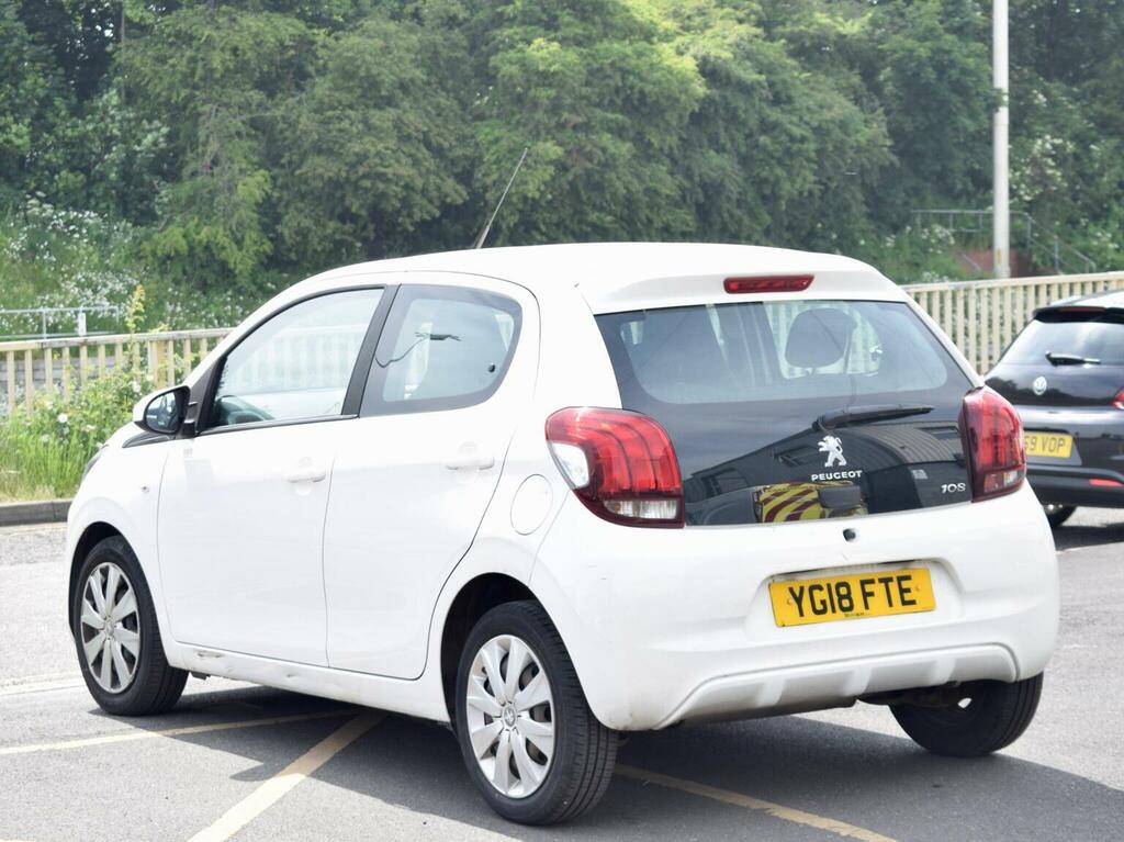 Peugeot 108 Hatchback 1.0 Active Euro 6 201818 YG18FTE White #4