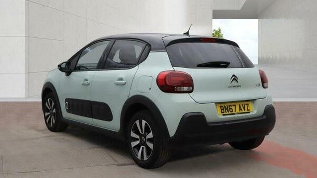 Citroen C3 Hatchback 1.2 Puretech Flair Euro 6 201767 BN67AVZ Green #5