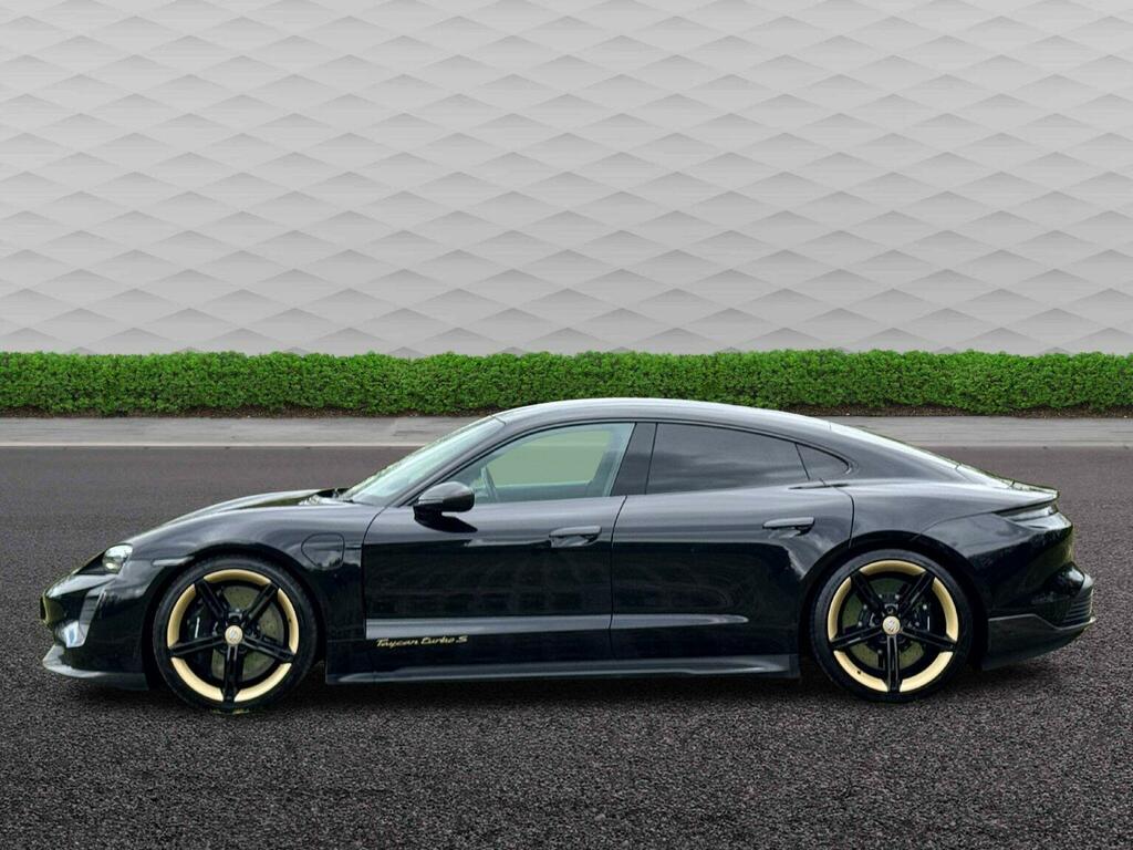 Porsche Taycan Saloon BYZ6980 Black #6