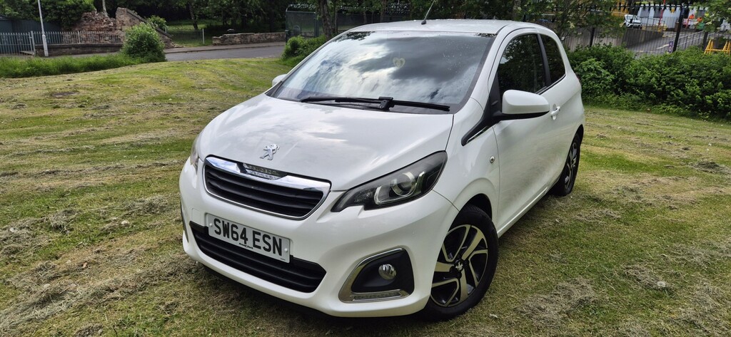 Peugeot 108 Hatchback 1.2 Vti Puretech Allure 2014 SW64ESN White #4