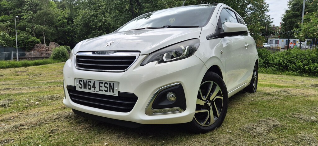 Peugeot 108 Hatchback 1.2 Vti Puretech Allure 2014 White