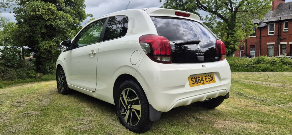 Peugeot 108 Hatchback 1.2 Vti Puretech Allure 2014 SW64ESN White #3