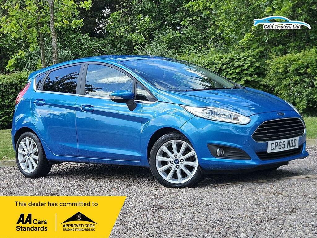 Ford Fiesta 1.0T Ecoboost Titanium Euro 6 Ss 201665 Blue