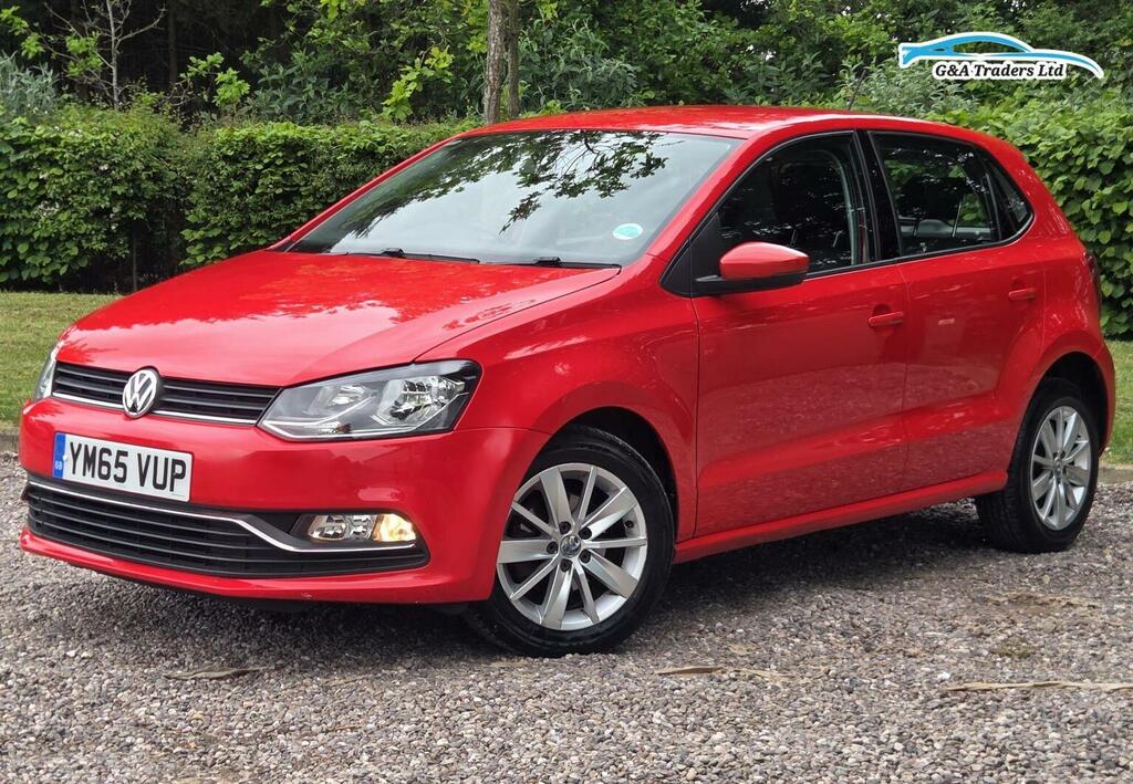 Volkswagen Polo 1.2 Tsi Bluemotion Tech Se Euro 6 Ss 2016 YM65VUP Red #3