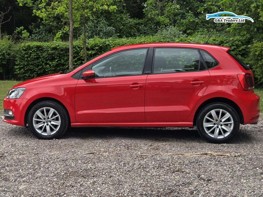Volkswagen Polo 1.2 Tsi Bluemotion Tech Se Euro 6 Ss 2016 YM65VUP Red #4