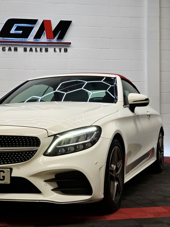 Mercedes-Benz C Class 1.5 C200 Mhev Amg Line WD68SZG White #2