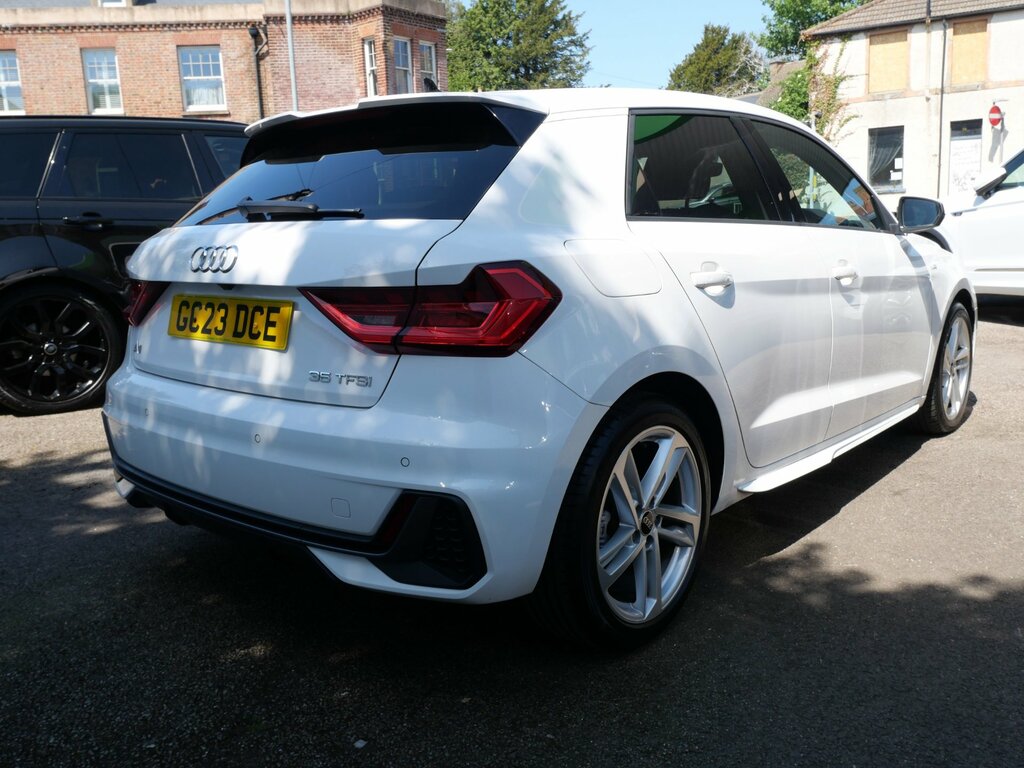 Audi A1 1.5 Tfsi 35 S Line Sportback S Tronic Euro 6 Ss GC23DCE White #4