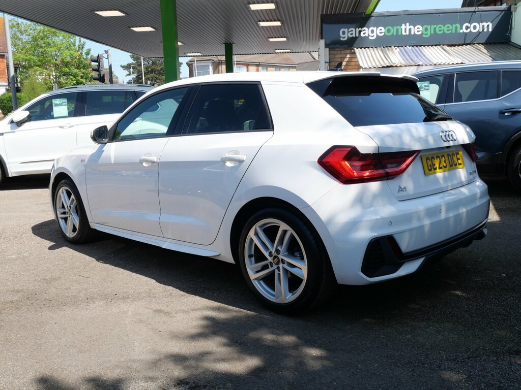 Audi A1 1.5 Tfsi 35 S Line Sportback S Tronic Euro 6 Ss GC23DCE White #6